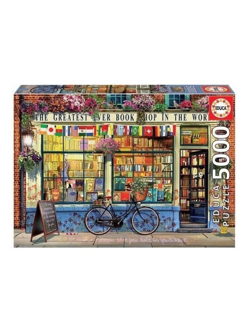 Puzzle la meilleure librairie du monde 5000 pièces - Educa - Kiabi