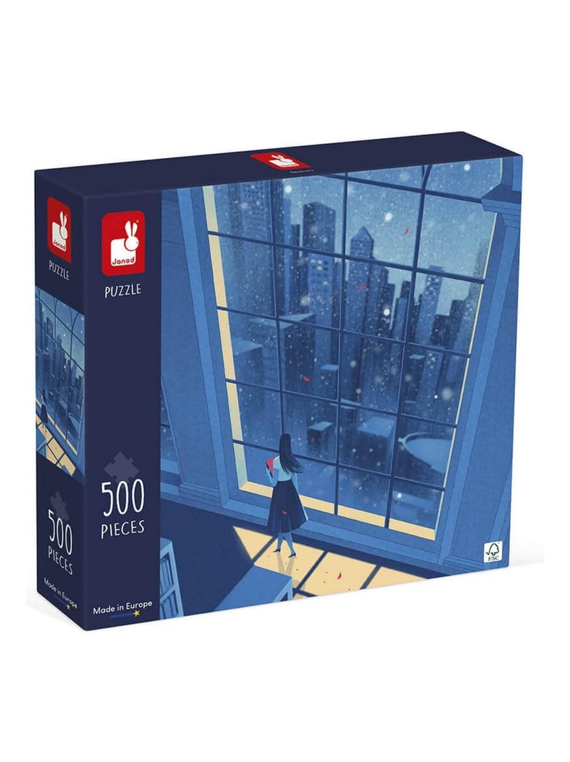 PUZZLE LA NUIT BLEUE - 500 PCS N/A - Kiabi