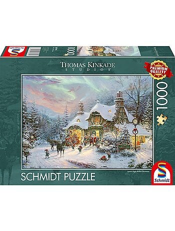 Puzzle la nuit de santa avant noël 1000 pcs