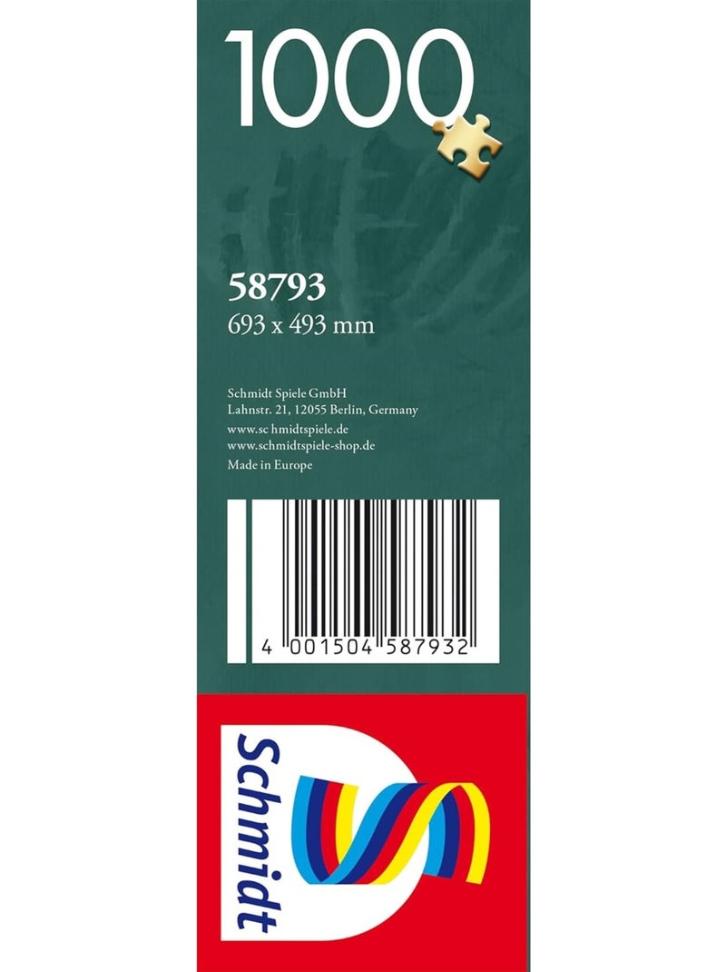 Puzzle la nuit de santa avant noël 1000 pcs N/A - Kiabi