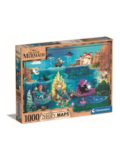 Puzzle La Petite Sirène 1000 Pièces - Clementoni - Kiabi