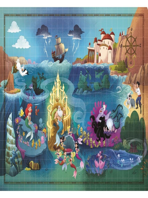 Puzzle La Petite Sirène 1000 Pièces - Clementoni - Kiabi