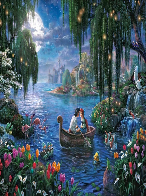 Puzzle La Petite Sirène et le Prince Eric 1000 pcs - Kiabi