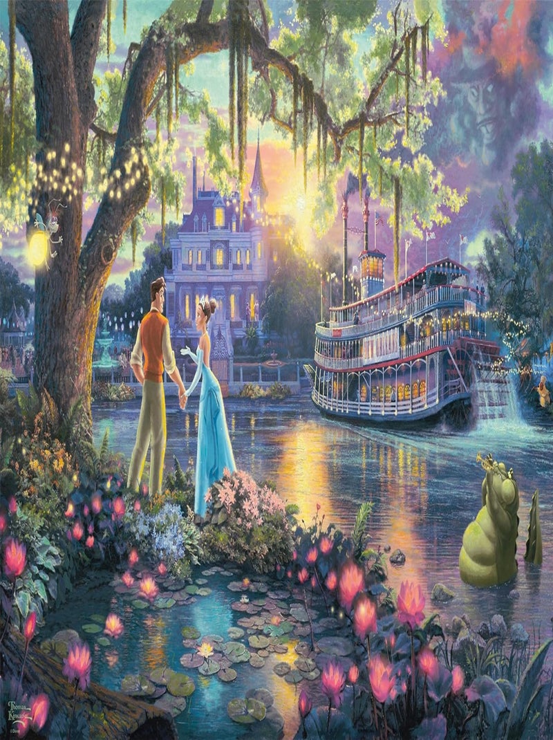 Puzzle La Princesse et la Grenouille 1000 pcs N/A - Kiabi