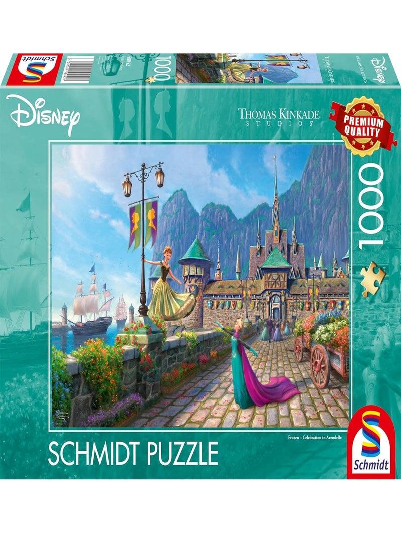 Puzzle La Reine des Neiges à Arendelle 1000 pcs N/A - Kiabi
