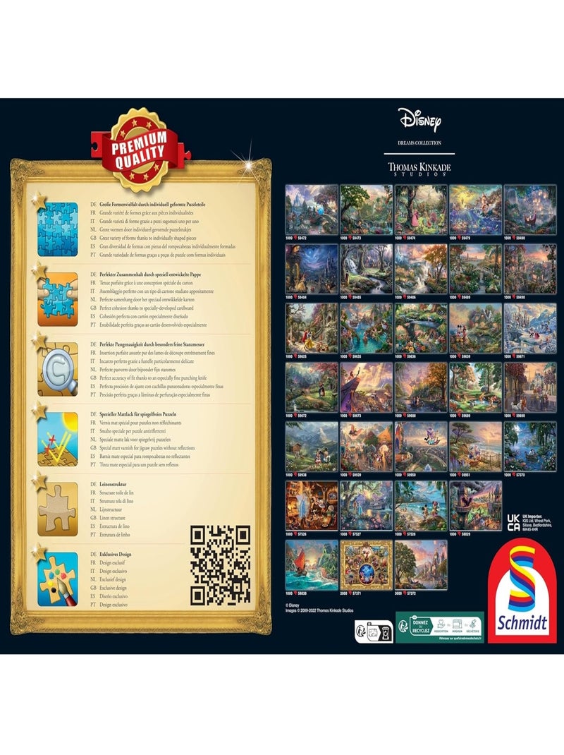 Puzzle La Reine des Neiges à Arendelle 1000 pcs N/A - Kiabi