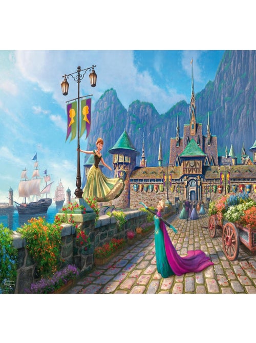 Puzzle La Reine des Neiges à Arendelle 1000 pcs - Kiabi