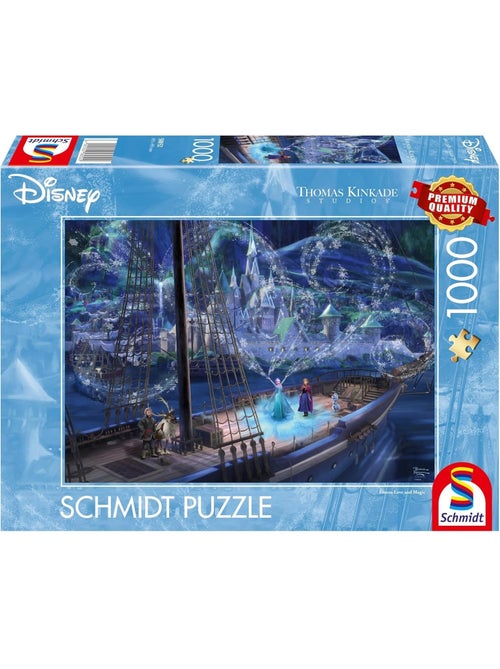 Puzzle la reine des neiges amour et magie 1000 pcs - Kiabi