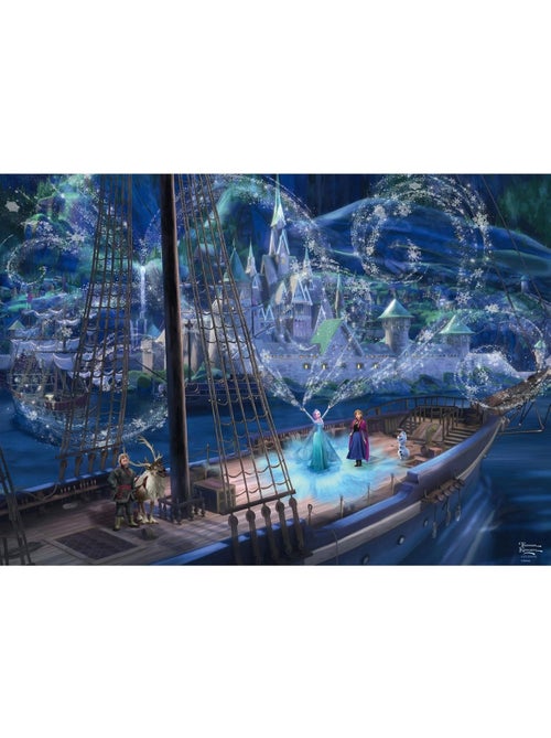Puzzle la reine des neiges amour et magie 1000 pcs - Kiabi