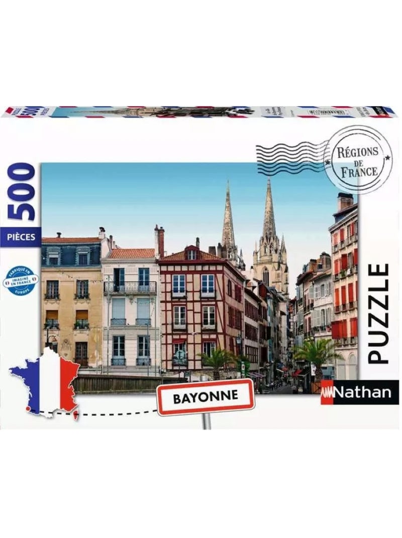 Puzzle la ville de bayonne 500 pcs N/A - Kiabi