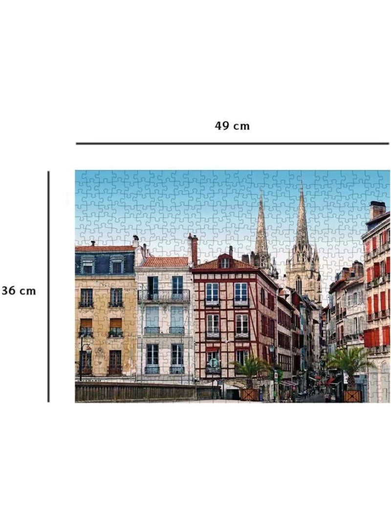 Puzzle la ville de bayonne 500 pcs N/A - Kiabi