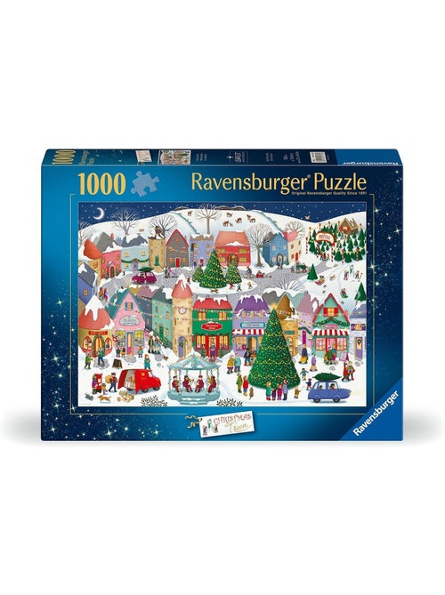 Puzzle la ville de noël 1000 pcs - Kiabi