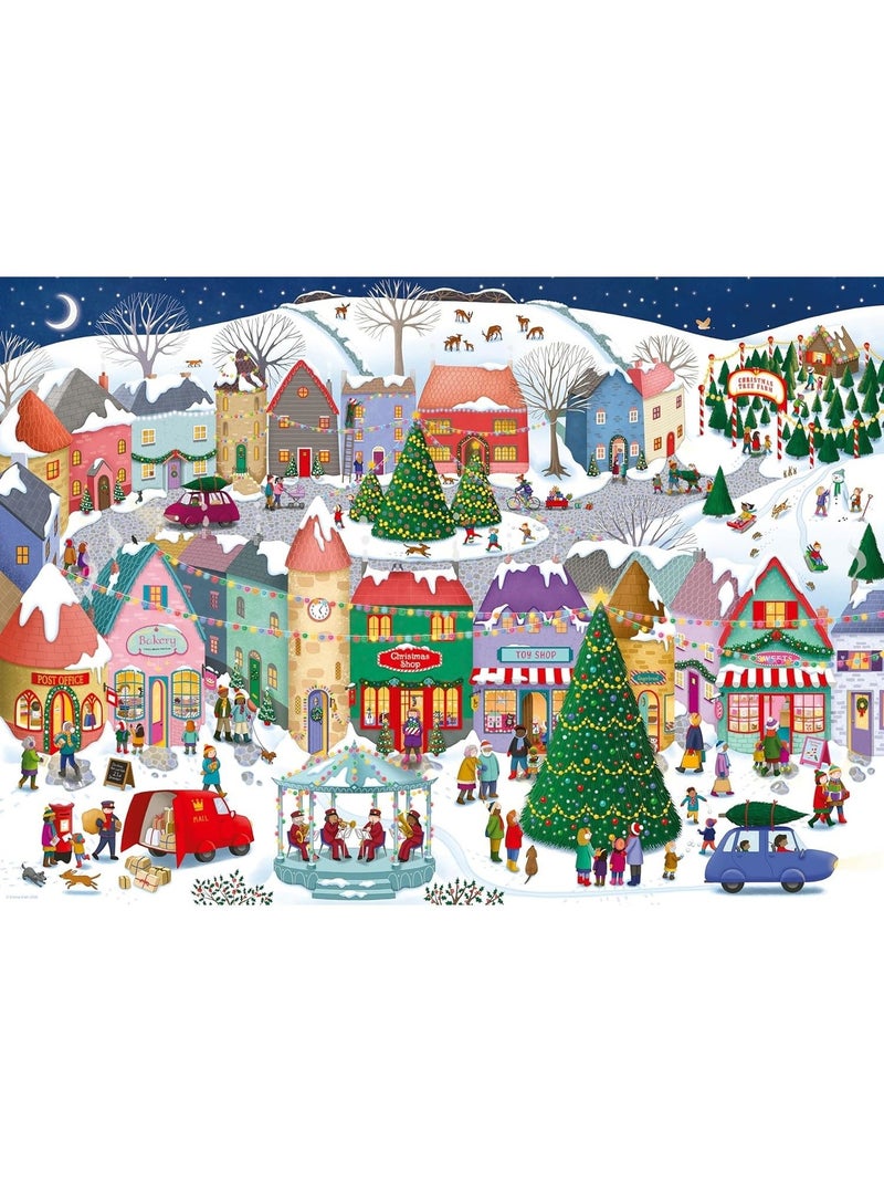 Puzzle la ville de noël 1000 pcs N/A - Kiabi