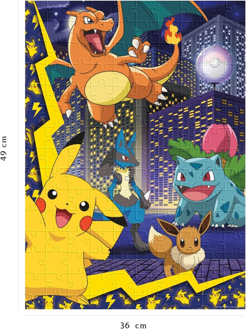 Puzzle La ville des Pokémon 150 pcs N/A - Kiabi