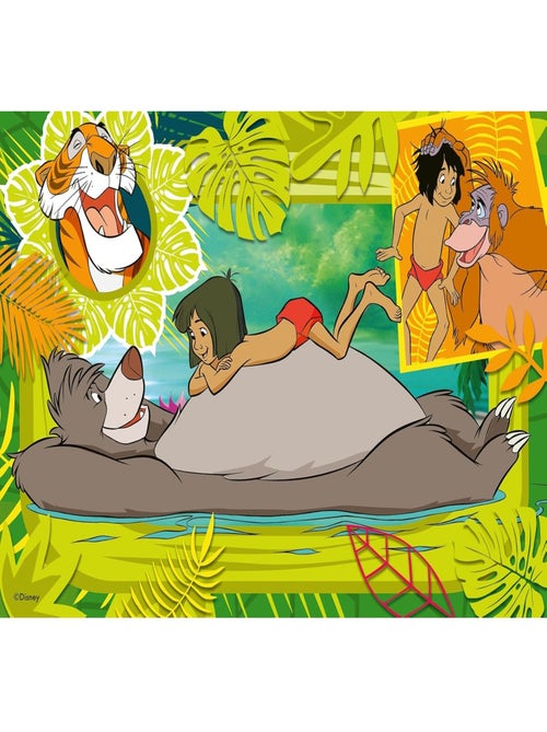 Puzzle L'appel de l'aventure Disney 2x12 pcs - Kiabi