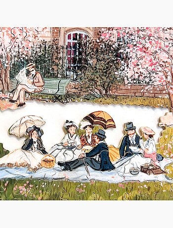 Puzzle L'après-midi au Parc Monceau de Delacroix