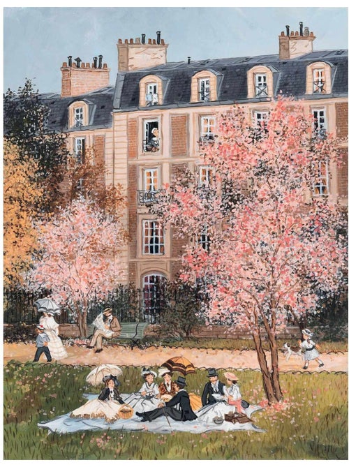 Puzzle L'après-midi au Parc Monceau de Delacroix - Kiabi