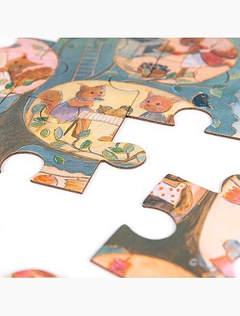 Puzzle l'arbre aux écureuils