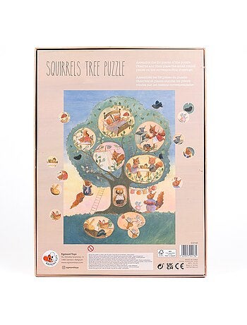 Puzzle l'arbre aux écureuils