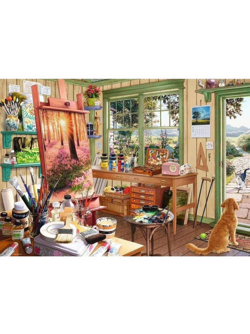 Puzzle l'atelier de l'artiste 1000 pcs N/A - Kiabi
