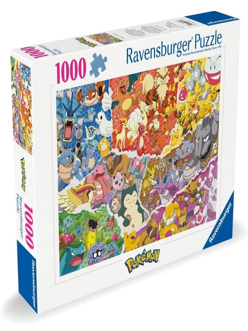 Puzzle L'aventure Pokémon 1000 pièces - Kiabi