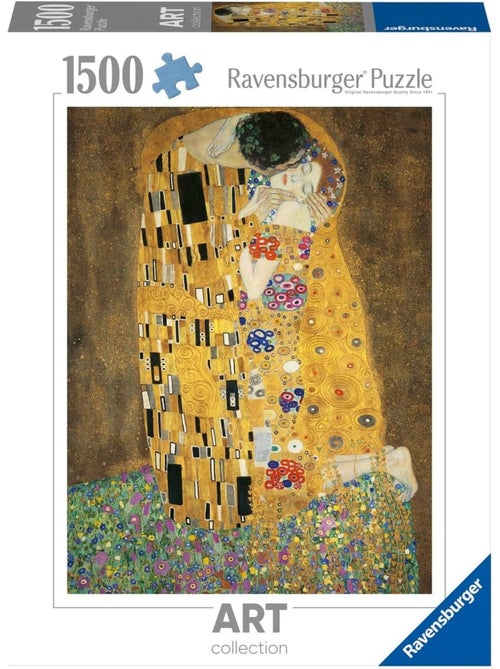 Puzzle Le baiser de Klimt 1500 pcs - Kiabi