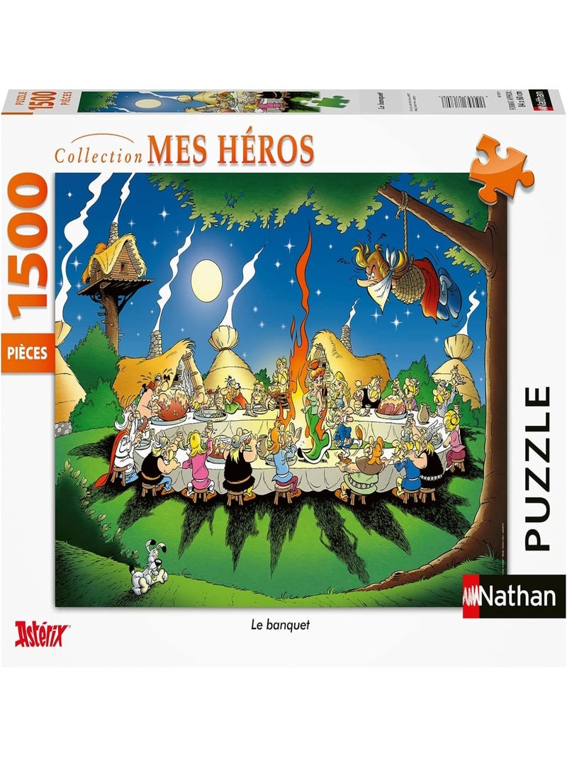 Puzzle Le banquet Astérix 1500 pcs N/A - Kiabi