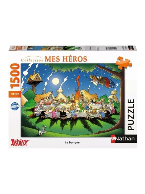 Puzzle Le banquet Astérix 1500 pièces - Kiabi