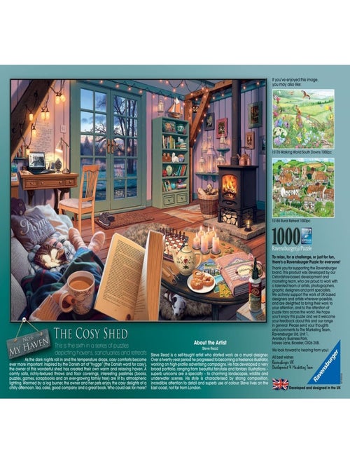Puzzle Le cabanon cosy 1000 pcs - Kiabi Puzzle Le cabanon cosy 1000 pcs - Kiabi