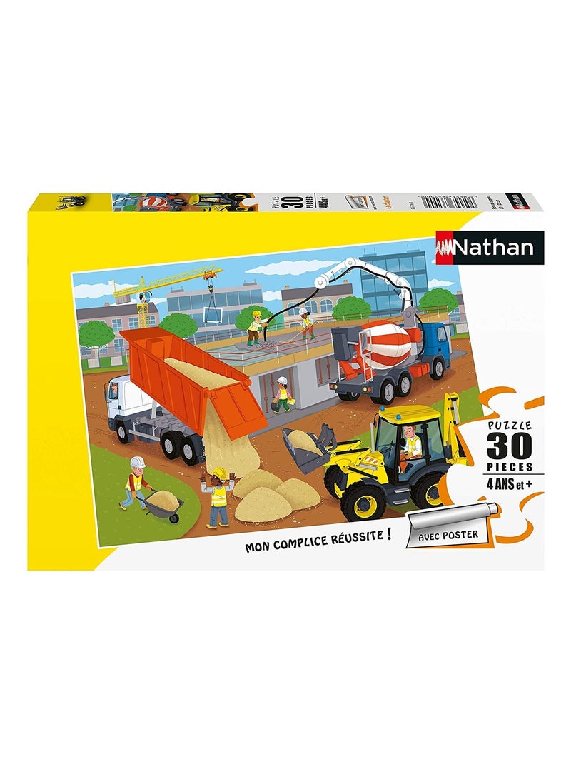 Puzzle Le chantier 30 pcs N/A - Kiabi