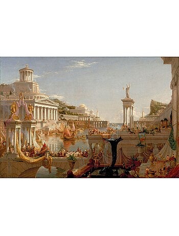 Puzzle Le cours de l'Empire de Thomas Cole