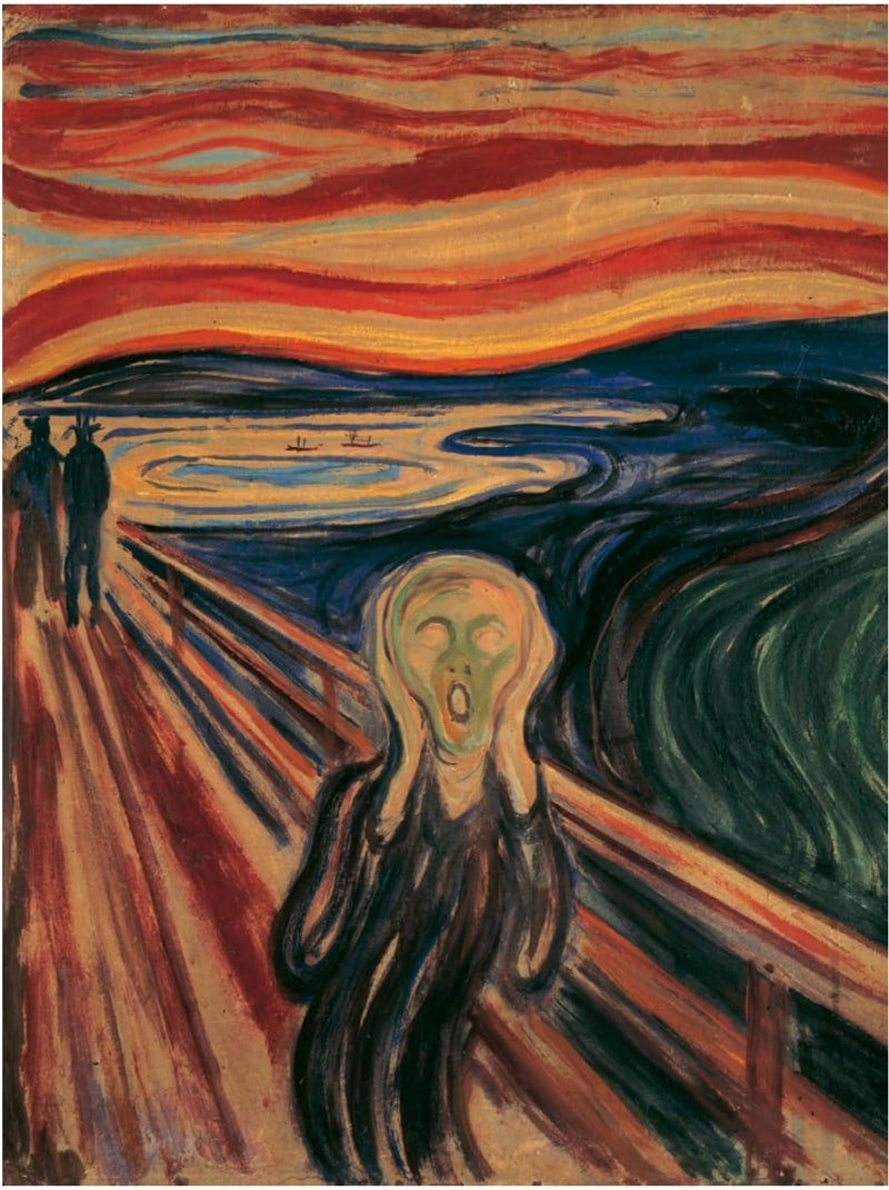 Puzzle le cri edvard munch 1000 pcs N/A - Kiabi