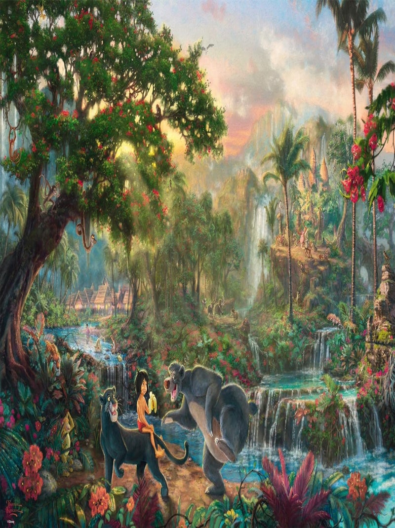 Puzzle Le Livre de la Jungle 1000 pcs N/A - Kiabi