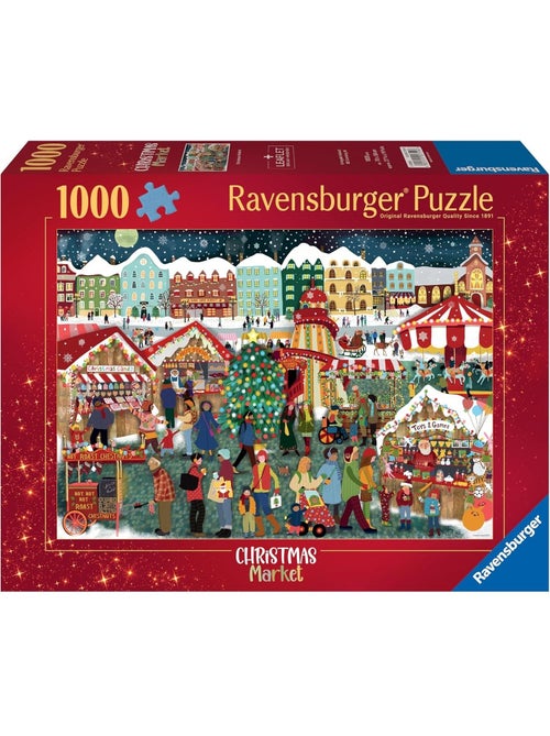 Puzzle le marché de noël 1000 pcs - Kiabi