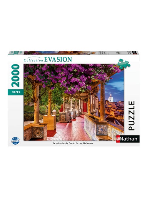 Puzzle Le mirador de Santa Luzia 2000 pcs - Kiabi