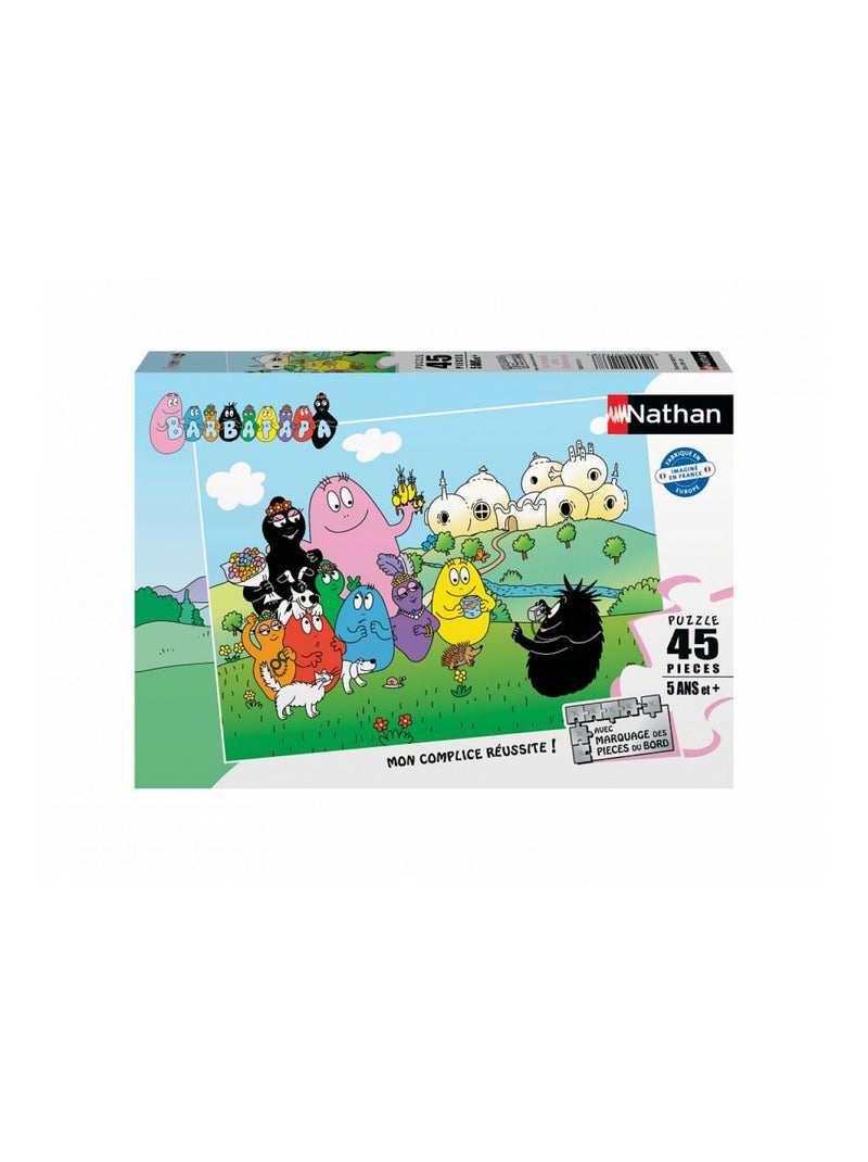 Puzzle Le monde des Barbapapa 45 pcs N/A - Kiabi
