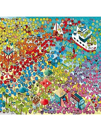Puzzle Le monde des Smileys 500 pcs