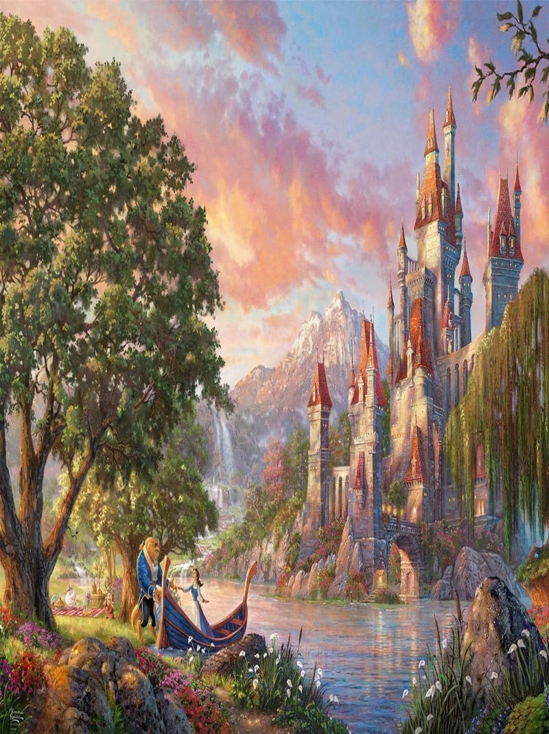 Puzzle le monde magique de belle 3000 pcs N/A - Kiabi