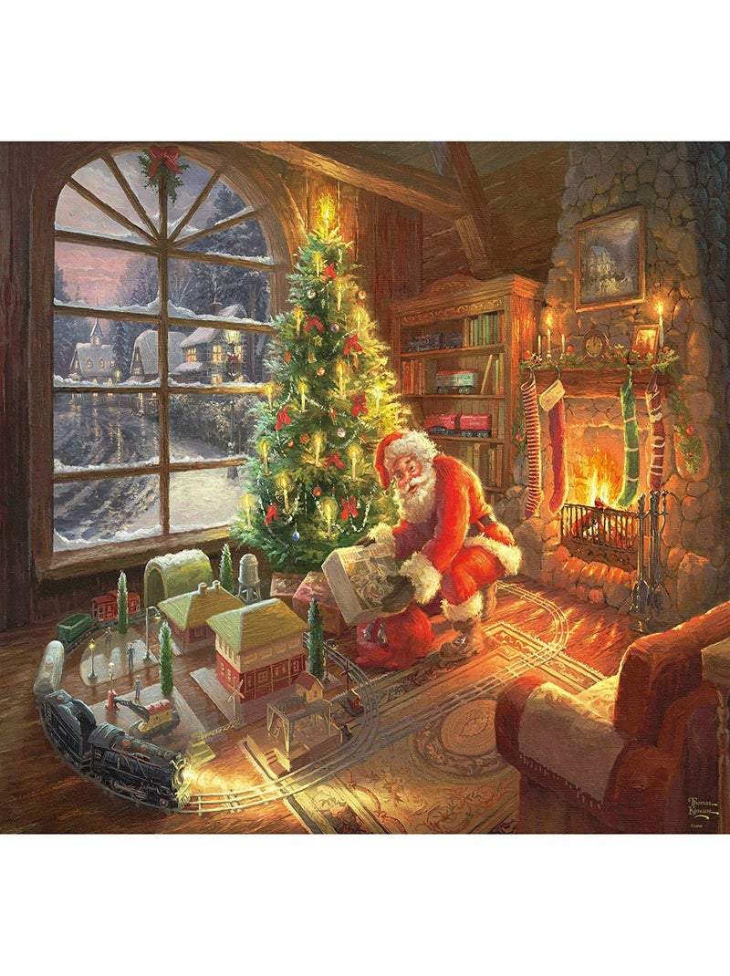 Puzzle Le Père Noël est là 1000 pcs N/A - Kiabi