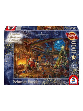 Puzzle Le Père Noël et ses lutins 1000 pcs
