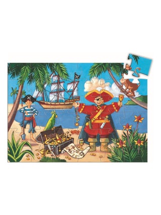 Puzzle le pirate et son trésor