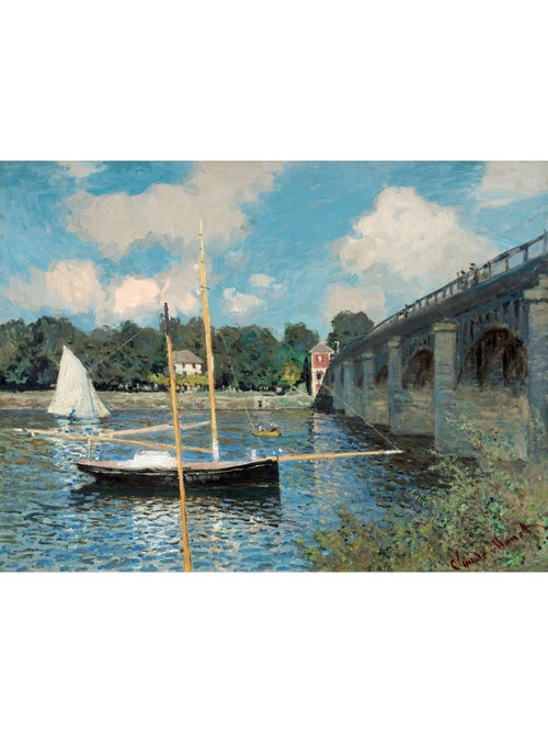 Puzzle Le pont routier Argenteuil de Monet - Kiabi