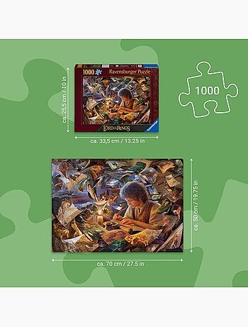 Puzzle Le voyage de Frodon 1000 pcs
