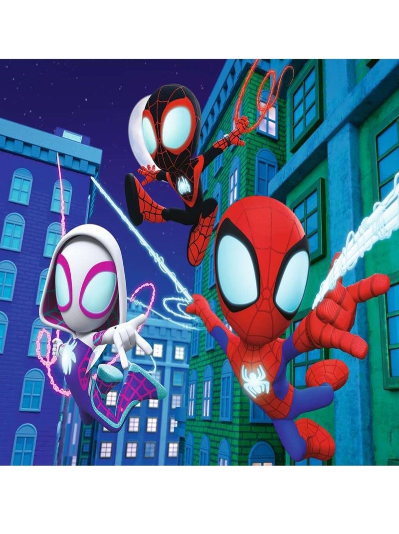 Puzzle L'équipe de Spidey 30 pcs N/A - Kiabi