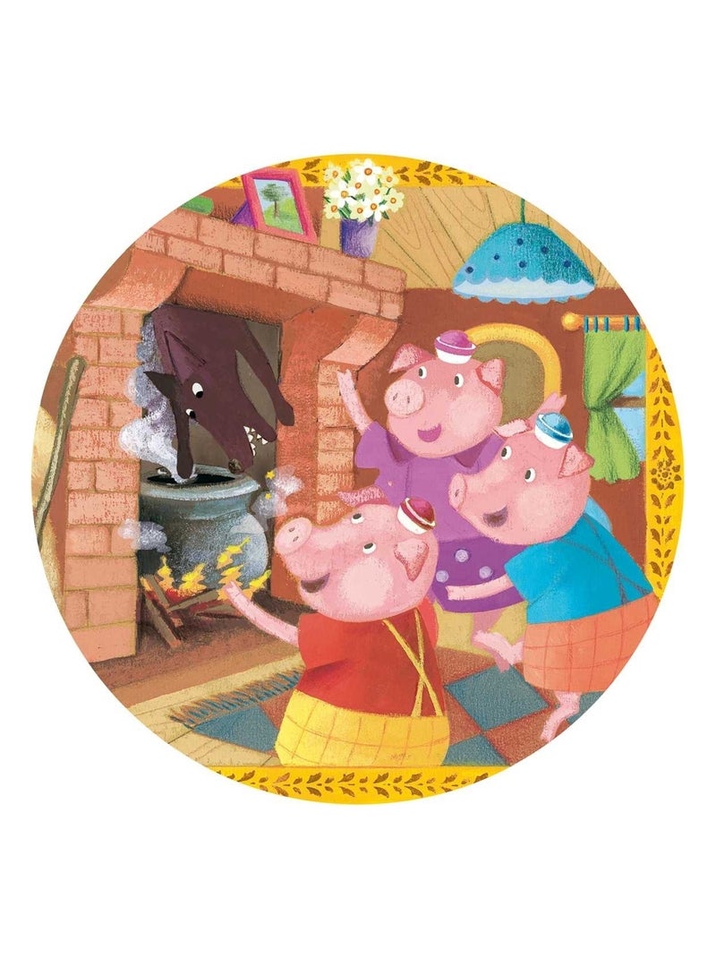 Puzzle les 3 petits cochons 24 pièces N/A - Kiabi