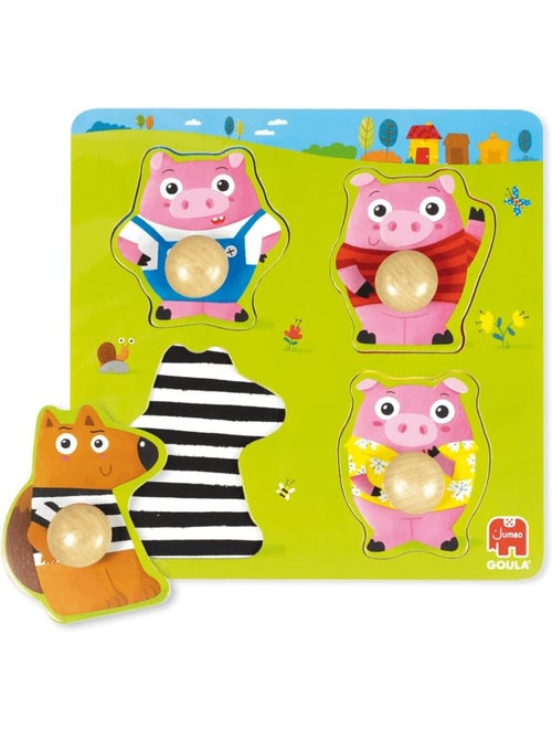 Puzzle les 3 petits cochons - Kiabi Puzzle les 3 petits cochons - Kiabi
