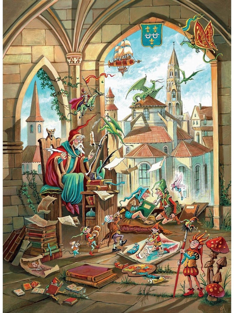 Puzzle Les apprentis sorciers de Magnin 50 pièces N/A - Kiabi