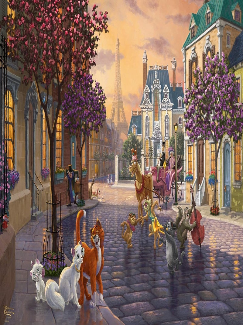 Puzzle Les Aristochats 1000 pcs N/A - Kiabi