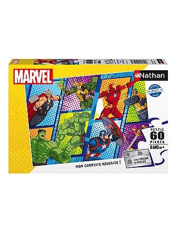 Puzzle les avengers contre les méchants 60 pcs