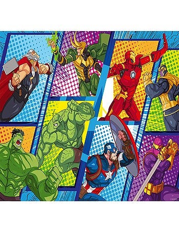 Puzzle les avengers contre les méchants 60 pcs